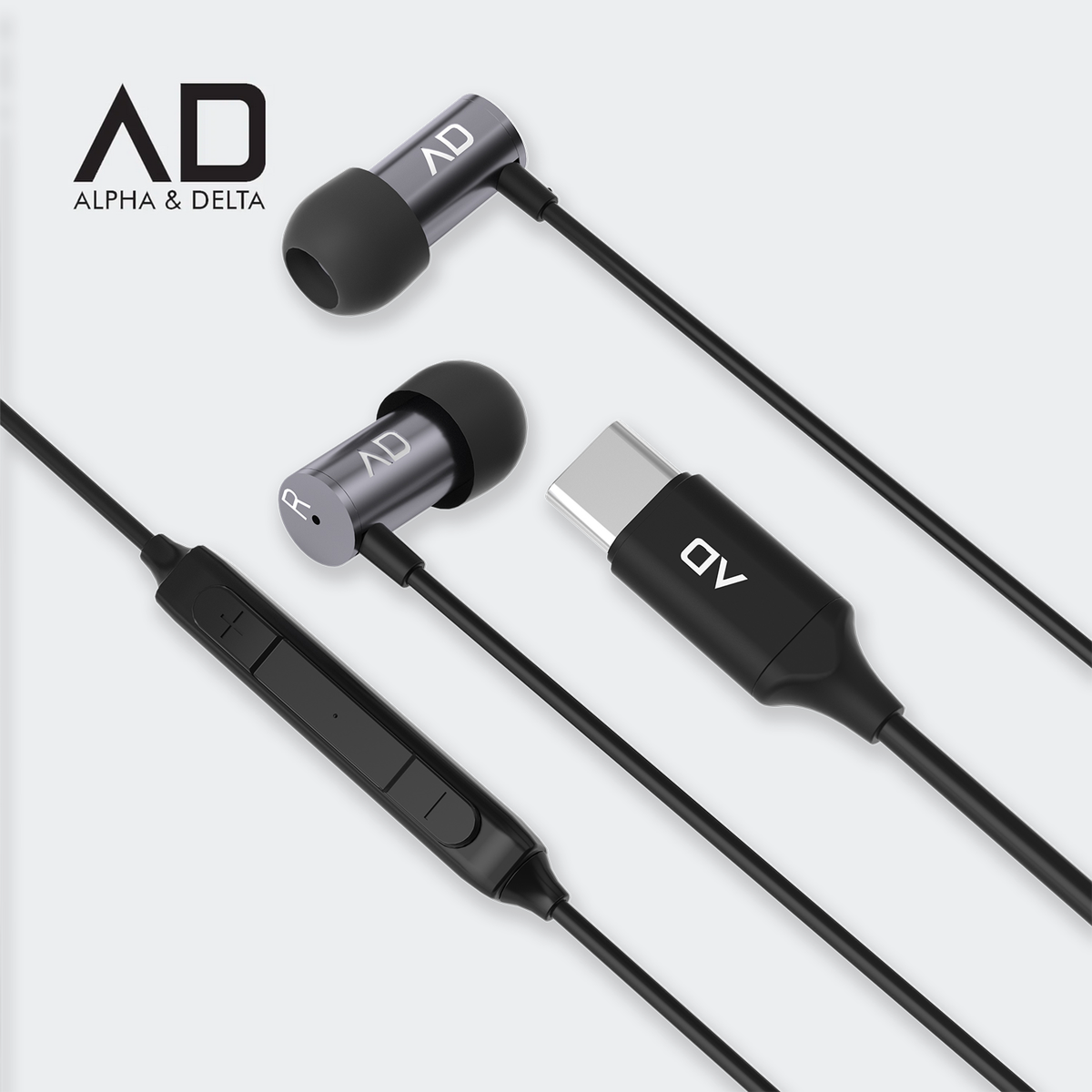 D1 Wired/Type-C Earphones