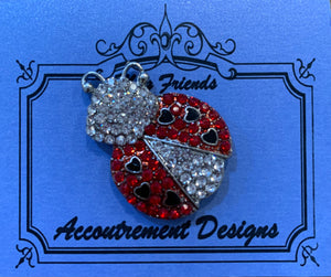 Ladybug - Rhinestone Needleminder - Stitching Fox