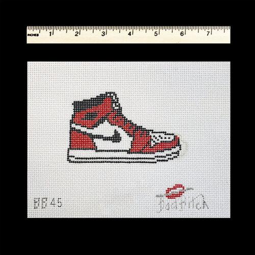 Charles Keasing quemar Ocurrencia Bad Bitch Nike Jordan 1 Sneaker Canvas — Stitching Fox