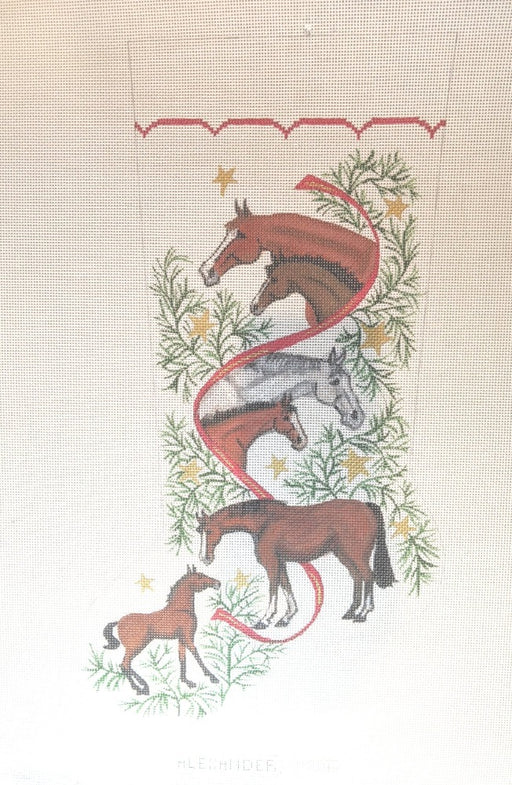 Magic Christmas Stallion - Stocking — Stitching Fox