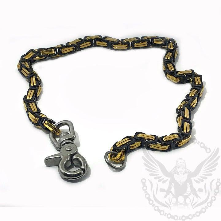 Mechanic Chain / Wallet Chain - Black and Blue – Debria's Designs