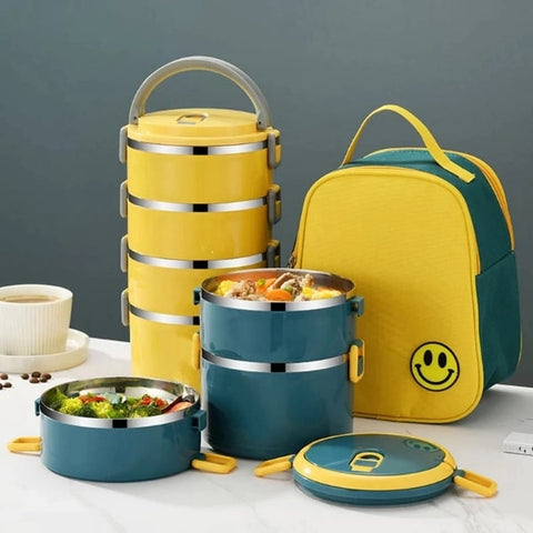 Lunch Box Isotherme en Inox pour Repas Adulte Présentation