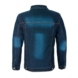 Classic Denim Jacket in Blue and Black -