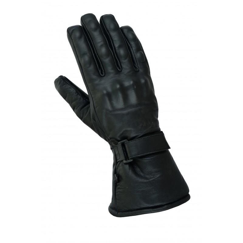 Gallanto blackmotorcycle armoured thinsulate leather winter long glove
