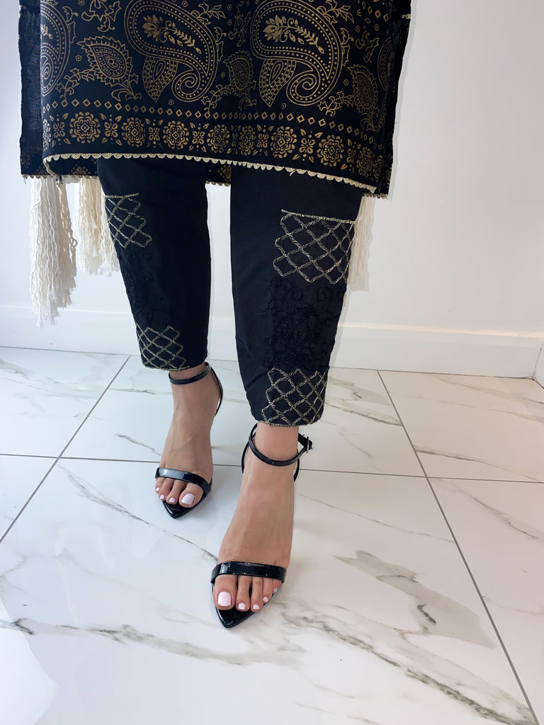 Women Flare Pants 2022 Spring Summer Oversize Split Hot Drill Black Slim  Casual Lace Trousers Ankle-length Pants Female - Pants & Capris - AliExpress