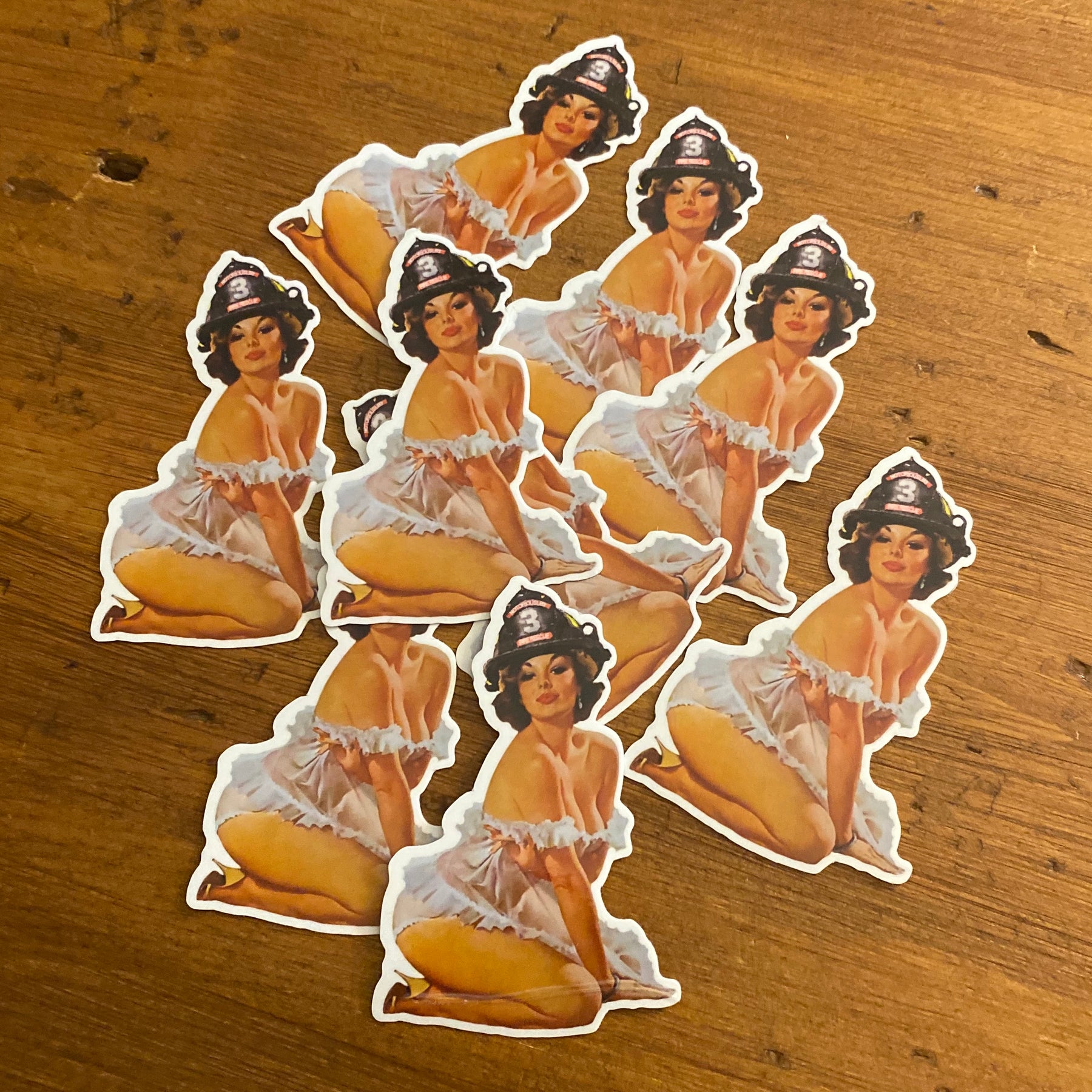 Stickers Pin-Up Vintage