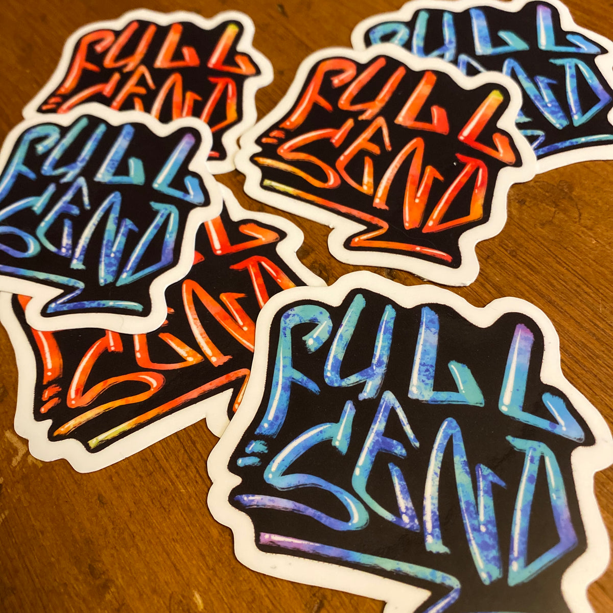 "Full Send" Vinyl Sticker – NotoriousLB3.com