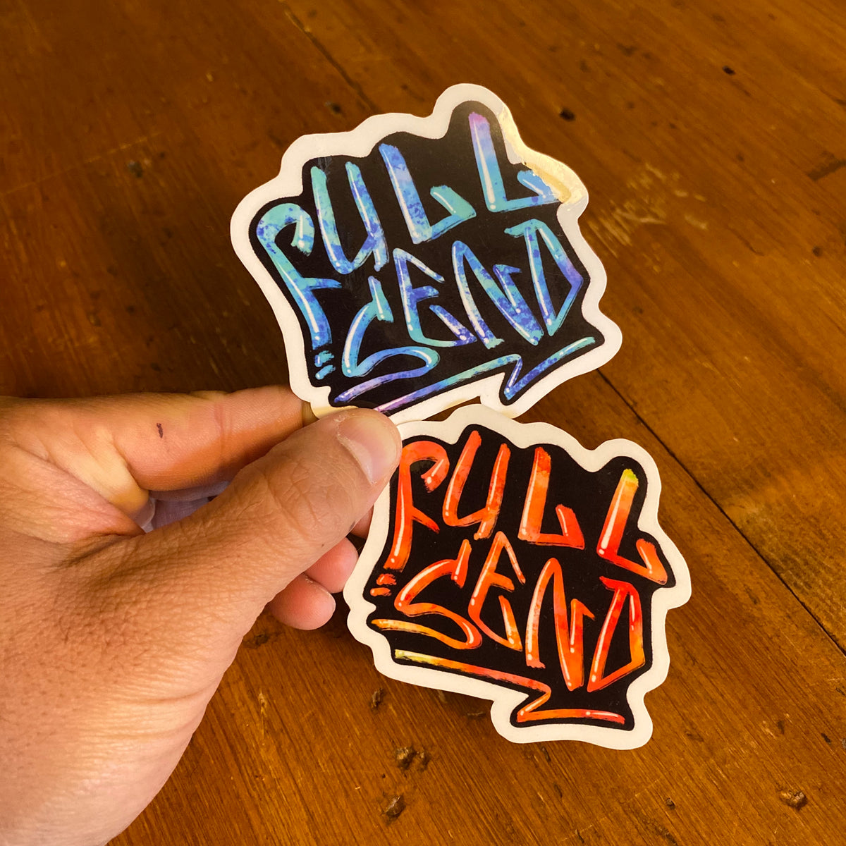 "Full Send" Vinyl Sticker – NotoriousLB3.com