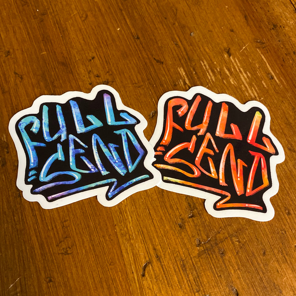 "Full Send" Vinyl Sticker – NotoriousLB3.com