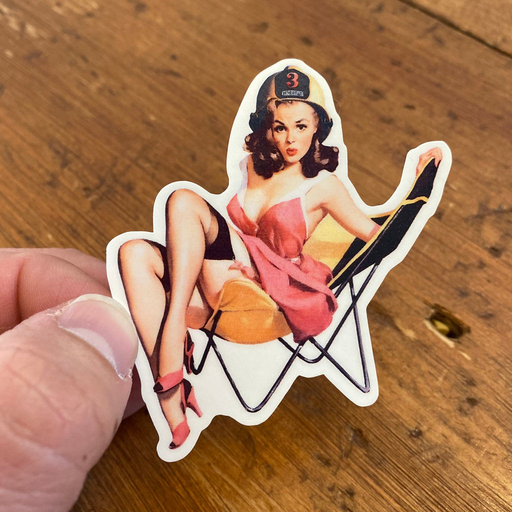 Shear Pin Up Sticker – Notorious Fire Co.