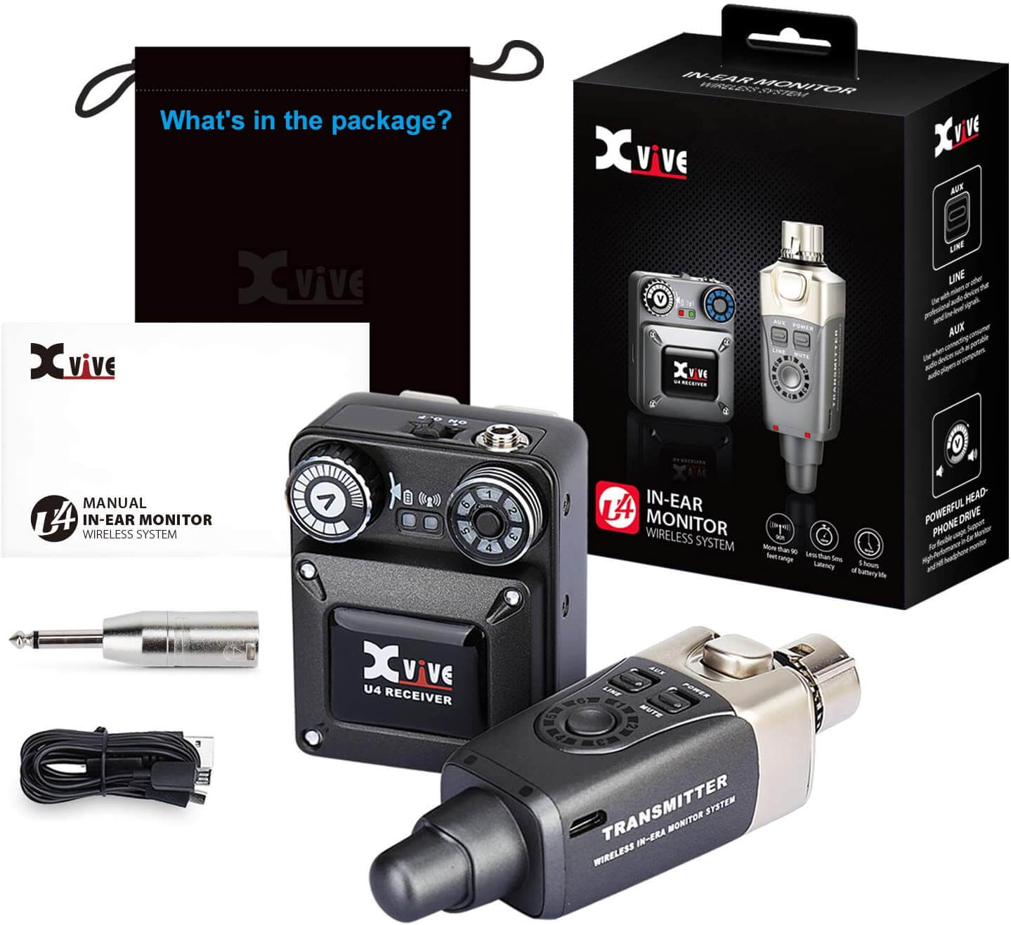 Xvive U4 Wireless In Ear Monitor System