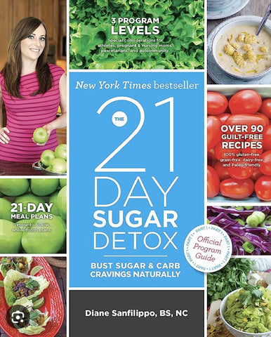book cover of: The 21-Day Sugar Detox: Bust Sugar & Carb Cravings Naturally  by Diane Sanfilippo 