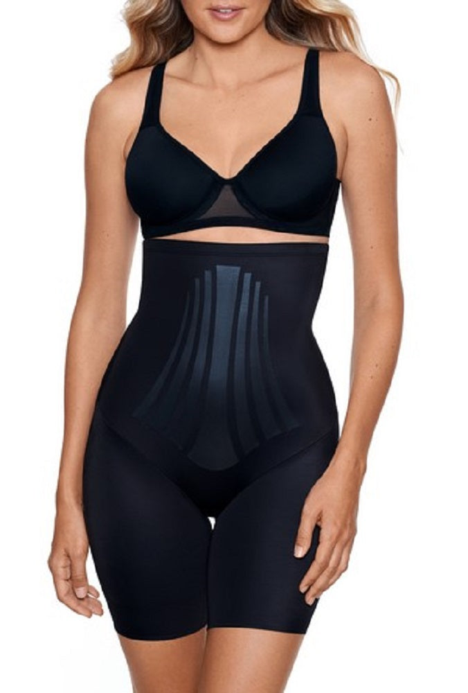 Women's Tummy Tuck Extra-Firm Open-Bust Mid-Thigh Bodysuit 2412
