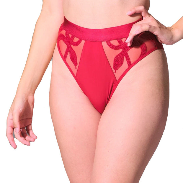 Thistle and Spire Medusa Bodysuit - 101408 (Crimson, XL)