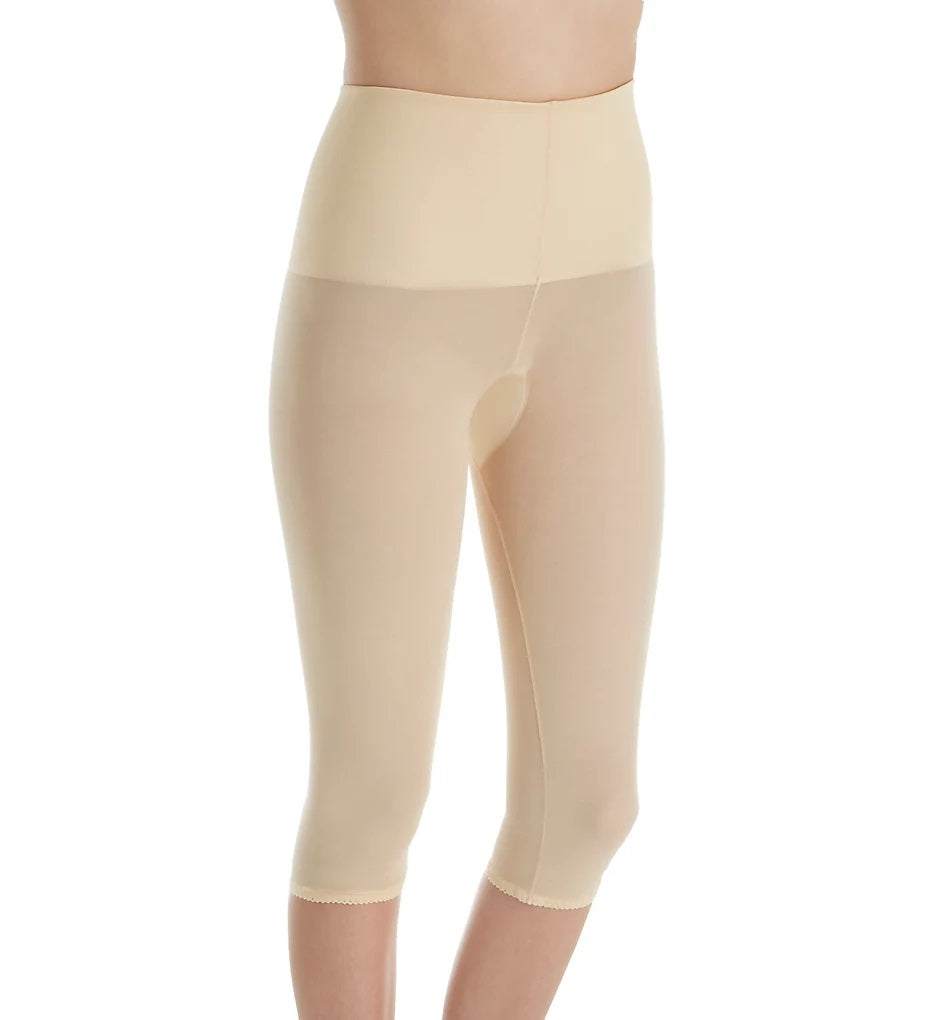 Women's Rago 6270 Lacette Extra Firm Shaping Capri Pant Liner (Beige 2X) 