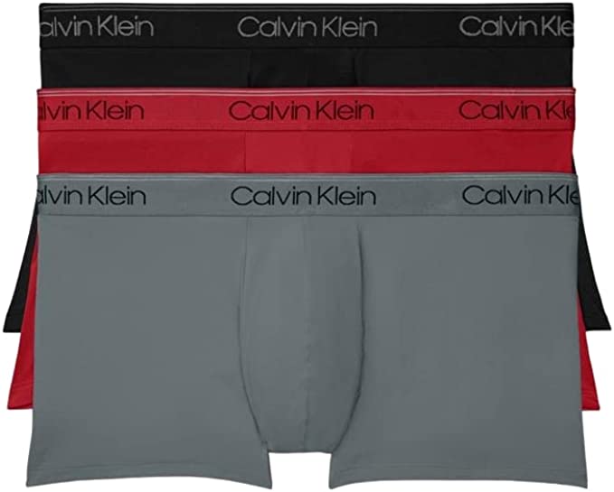 Calvin Klein Microfiber Stretch Low Rise Trunk 3-Pack Black NB1289
