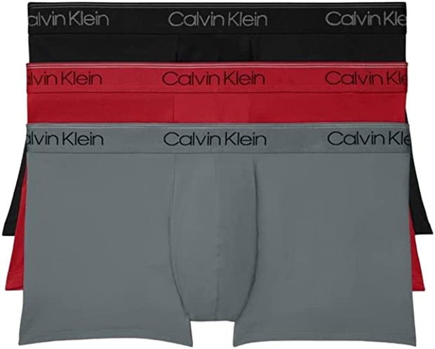 Calvin Klein Men's Underwear Blue NB1866 Microfiber Low Rise Trunk Size  Small