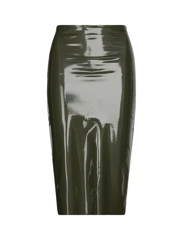 Commando Faux Patent Leather Mini Skirt SK09 