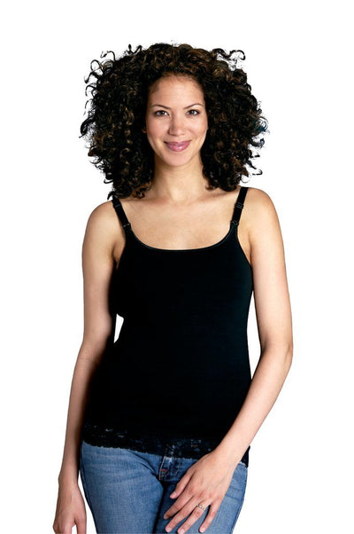 Nursing Bra Full Bust Long Top – Glamourmom Nursing Bra Tanks and Apparel