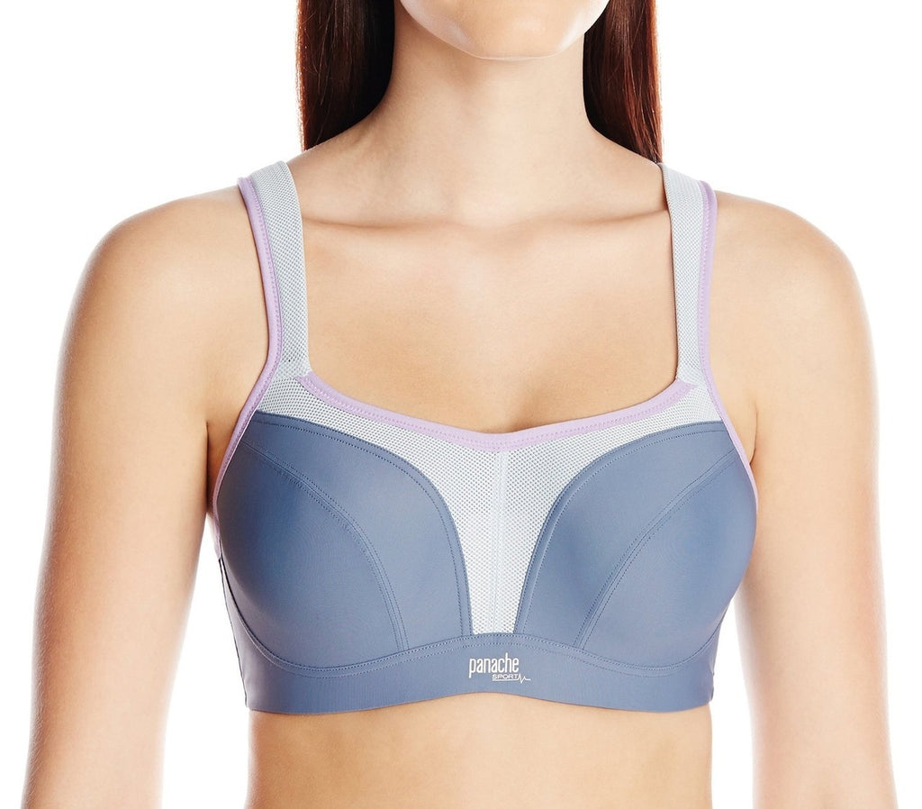 Panache Sport Non-Wired Racerback Sports Bra - Mulberry Available at The  Fitting Room