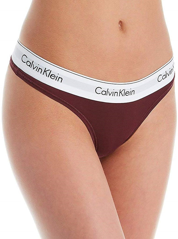 calvin klein women's modern cotton thong panty