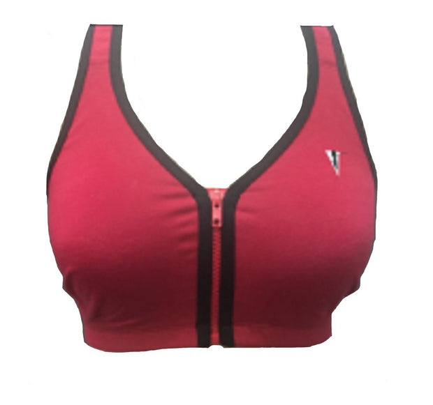 Valmont Zip Front Sports Bra Style 1611A – Treasure Lingerie