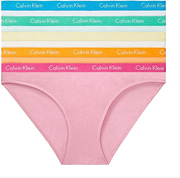Calvin Klein Women's Cotton Stretch Logo Bikini Panty 5 Pack