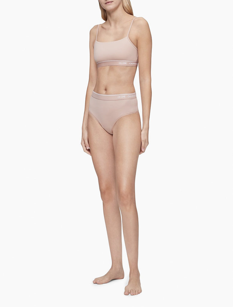 Buy Calvin Klein CK One Plush 8.25 Lightly Lined Bralette, Barely Pink,  Large at