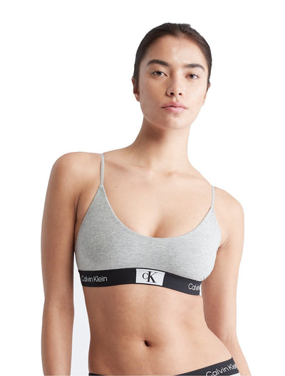 Calvin Klein Women`s Modern Cotton Triangle Bralette (Black(QF1061