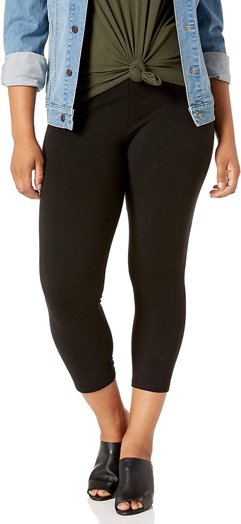 HUE High Waist Black Out Ponte Legging 