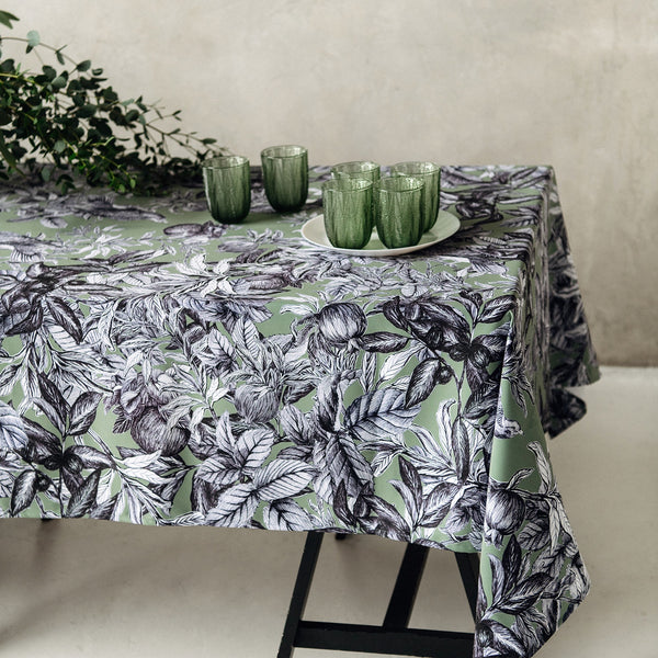 Tablecloth - Olive green