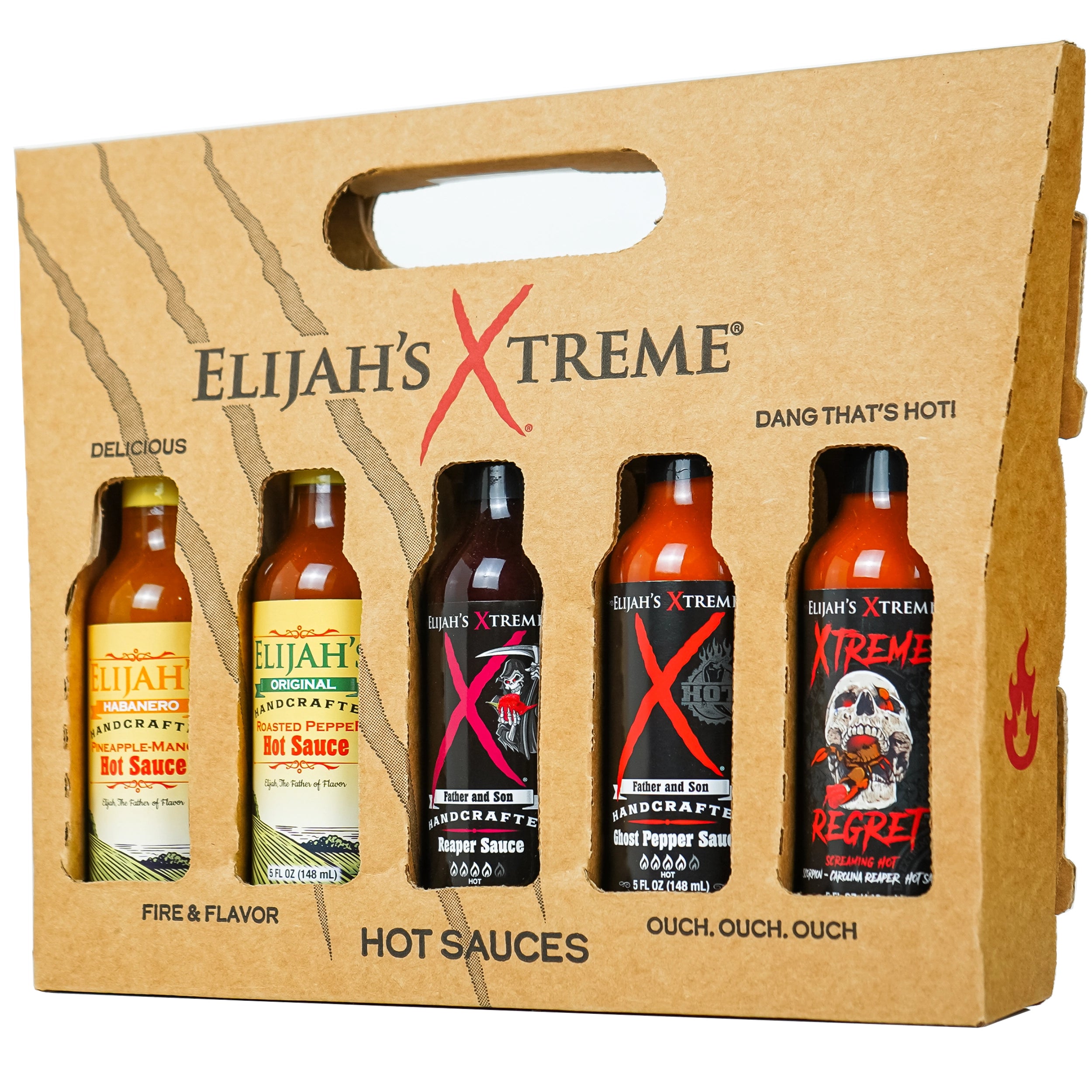 Product image for Hot Sauce Variety Pack (5 Bottles)