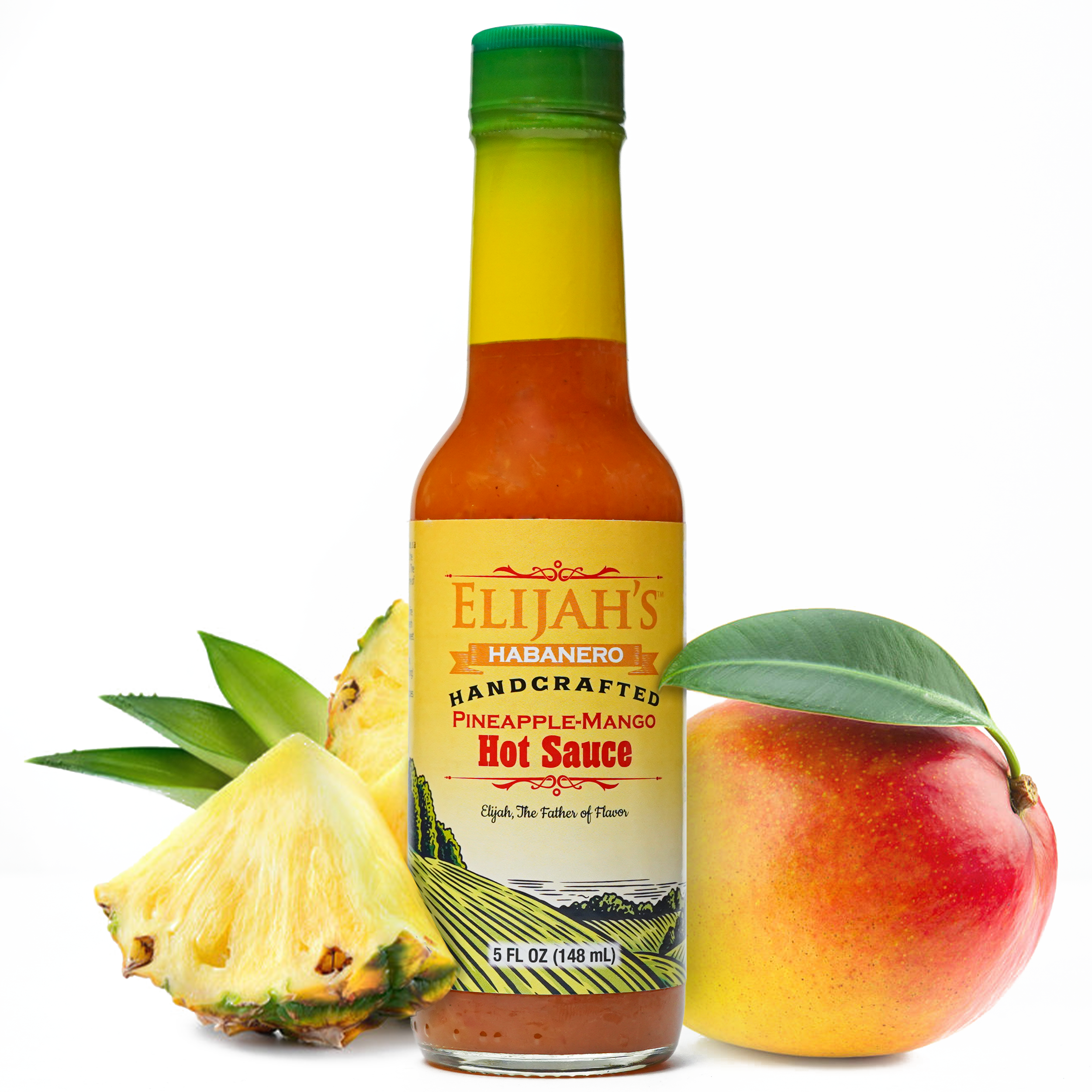 Pineapple-Mango Habanero Hot Sauce - Elijahs Xtreme product image