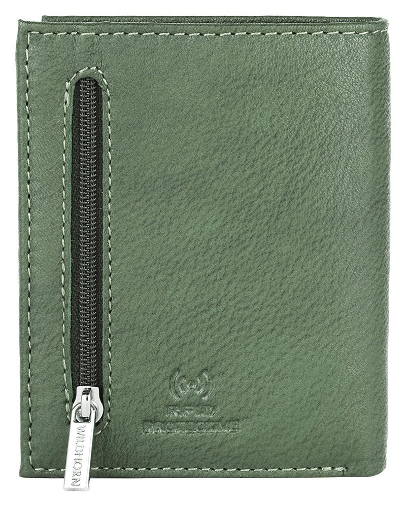 WILDHORN Top Grain Portrait Leather Wallet for Men | C-Clip Detachable