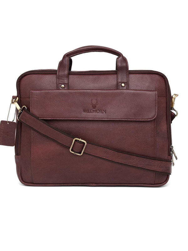 High Profile Corporate Gifting WildHorn Leather 39.37 cms Brown Messenger  Bag at Rs 1820 | Leather Messenger Bag in Kolkata | ID: 24054817048