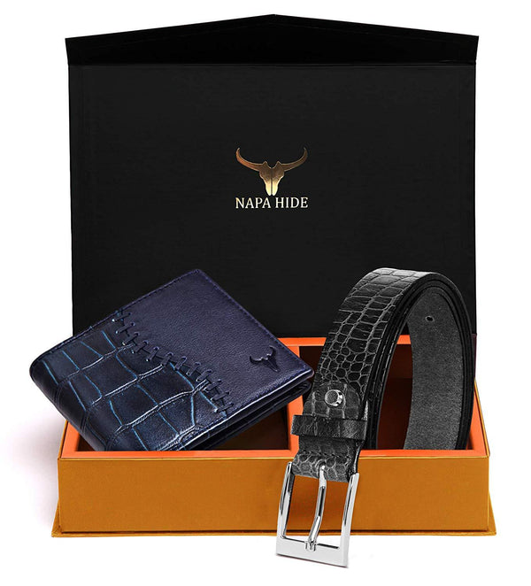 branded belt wallet combo - 4 Way