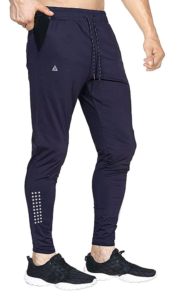 Regalia Procot Men Track Pants Sweatpants for Sports Gym Quick Dry Wrinkle  Free 4 Way Stretchable Nyke Lycra with 2 Zip Pockets and One Back Pocket  Size Small to 4XL Charcoal Grey :