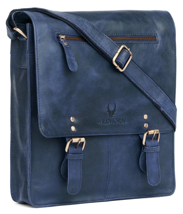 Leather 11 inch Sling Messenger Bag for Men I Multipurpose