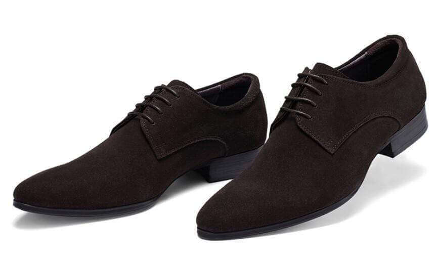 mens derby suede shoes