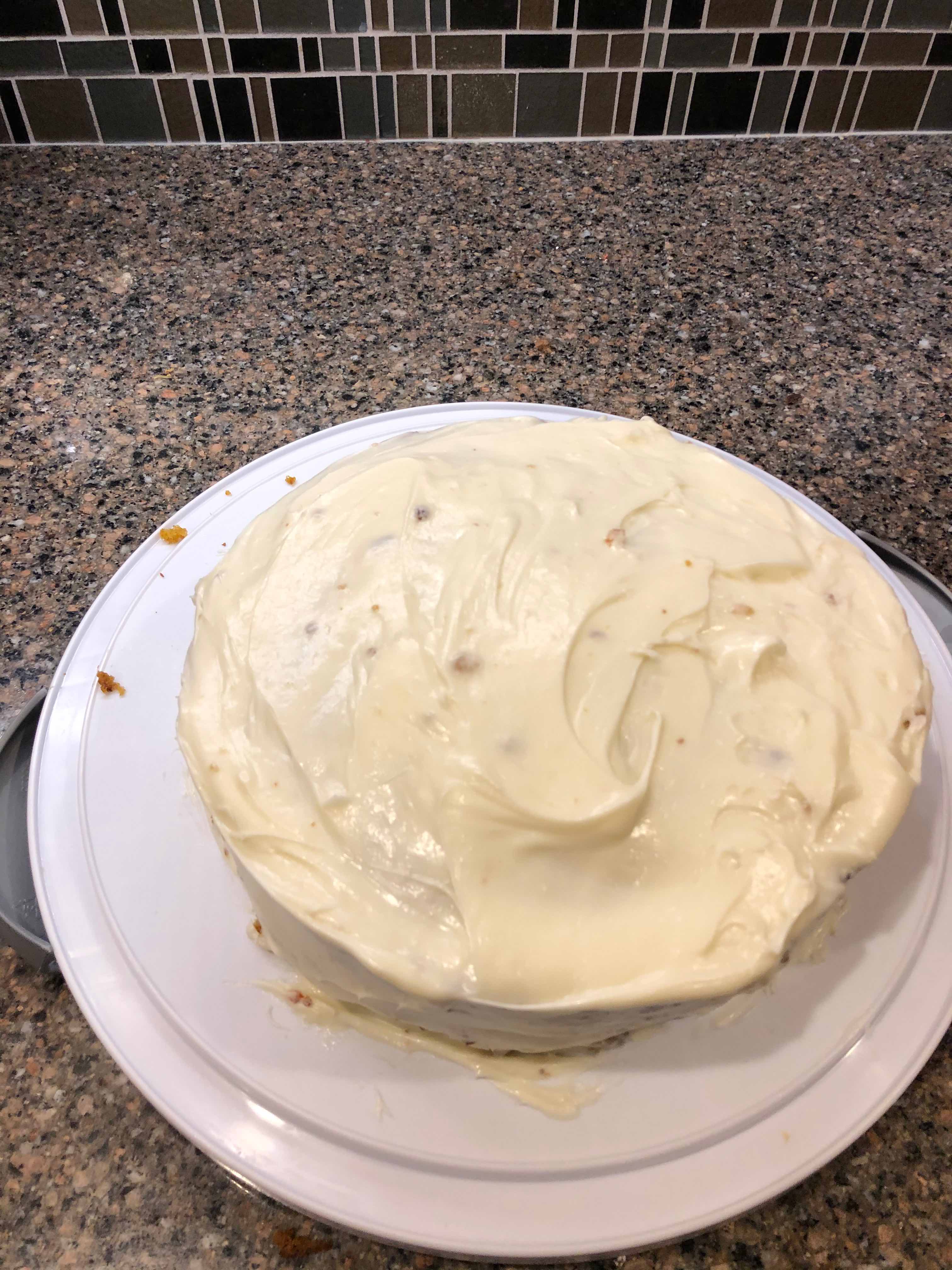 homemade carrot cake from Catherine at Beagle FX