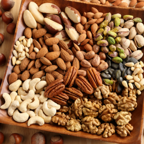 bowl of assorted nuts
