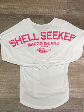 Marco Island Hot Pink Shell Seeker Spirit Jersey