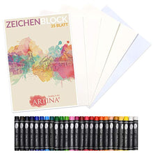 Load image into Gallery viewer, Artina 122 Pcs XXL Art Set - All Media Art Studio incl. Full Acrylic Painting Set - Artist Easel Pencils Brushes Paints &amp; Accessories - iBuy Africa 
