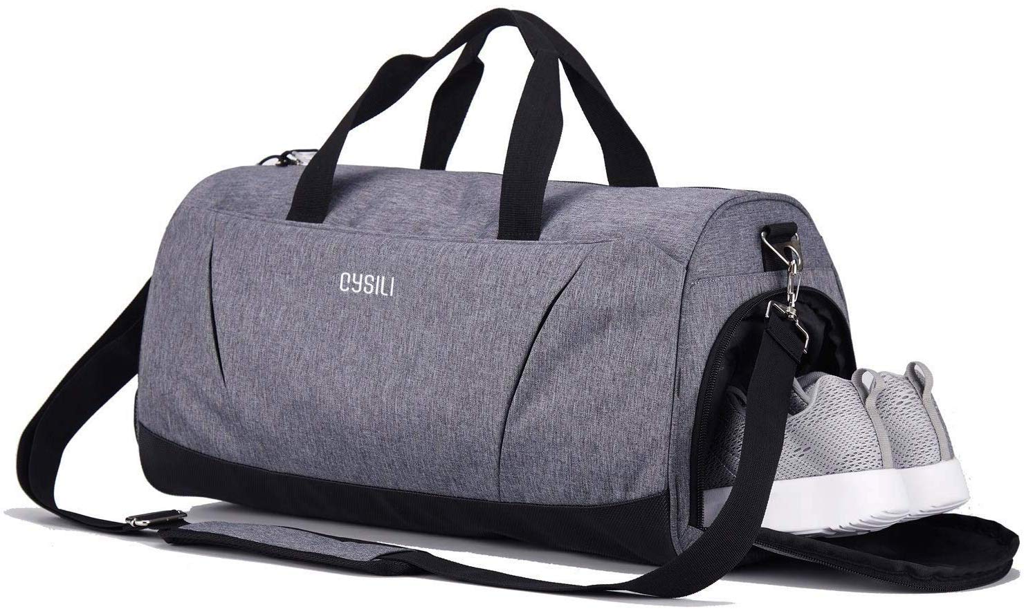 womens duffle bag with shoe compartment