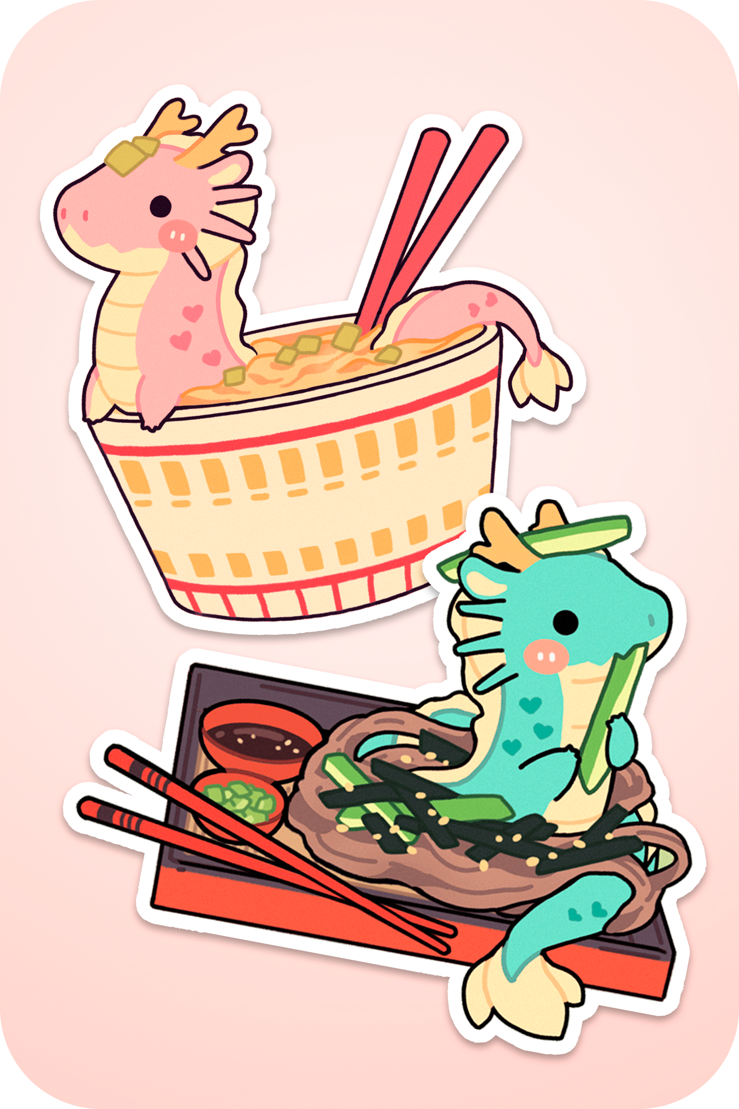 Dragon Noodles Sticker Pack