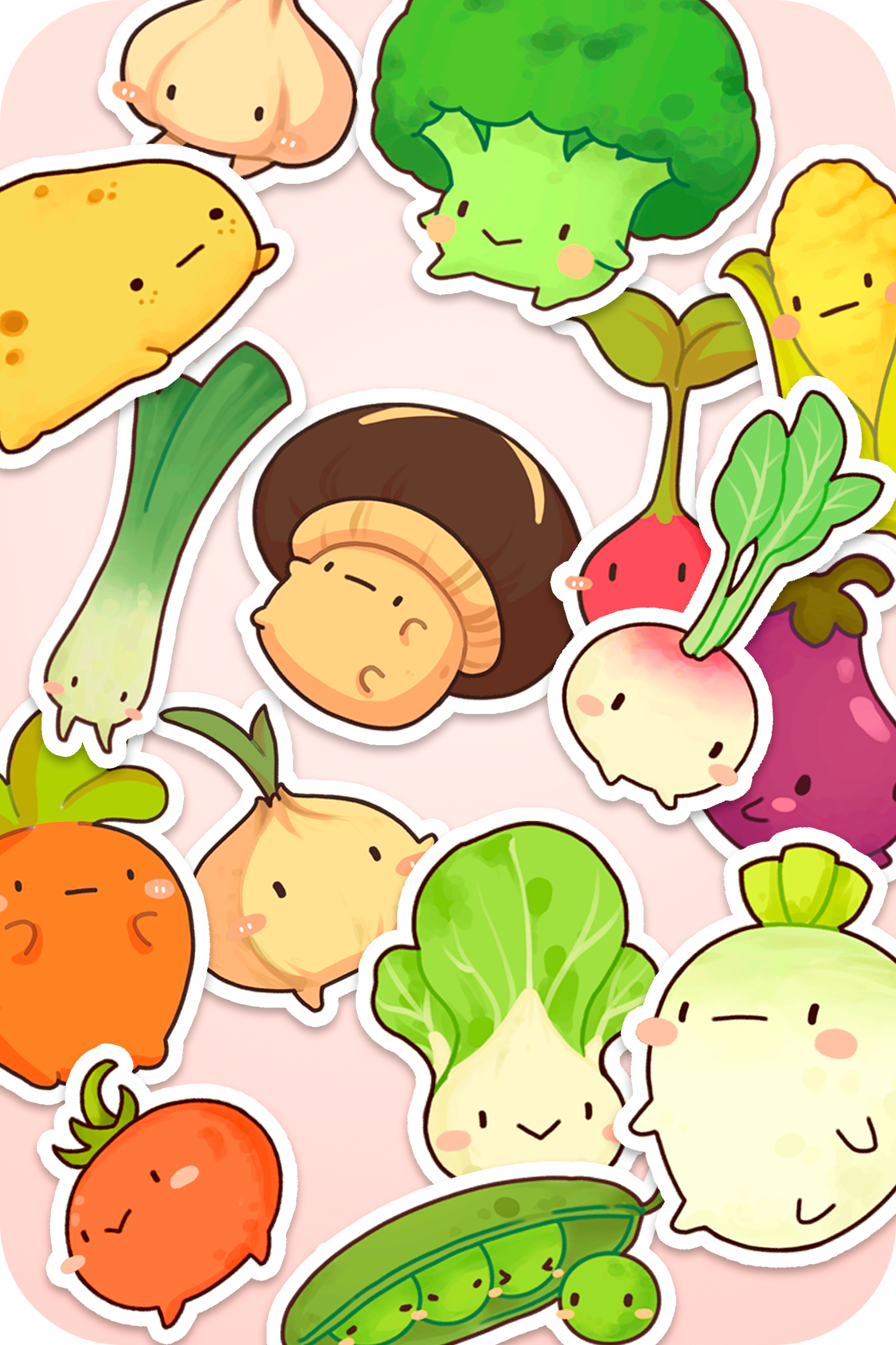 Veggie Pals Sticker Pack