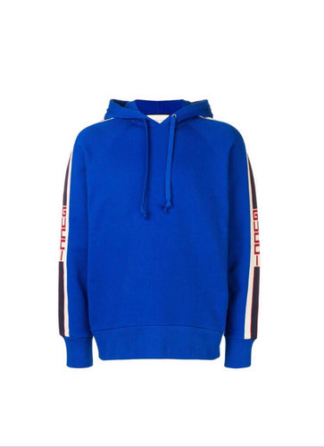 gucci side stripe hoodie