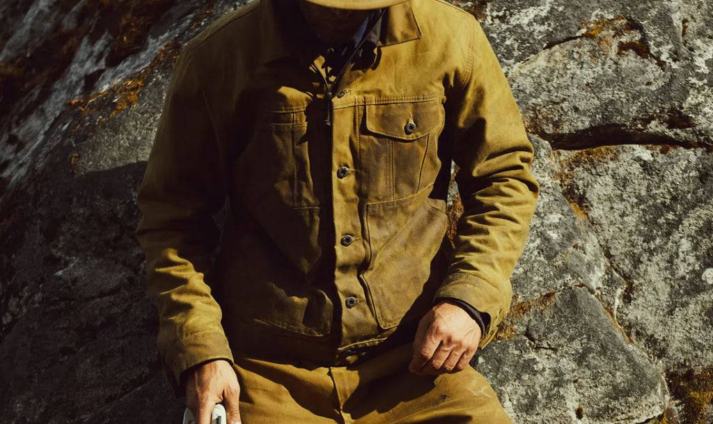 filson tin cloth short lined cruiser jacket