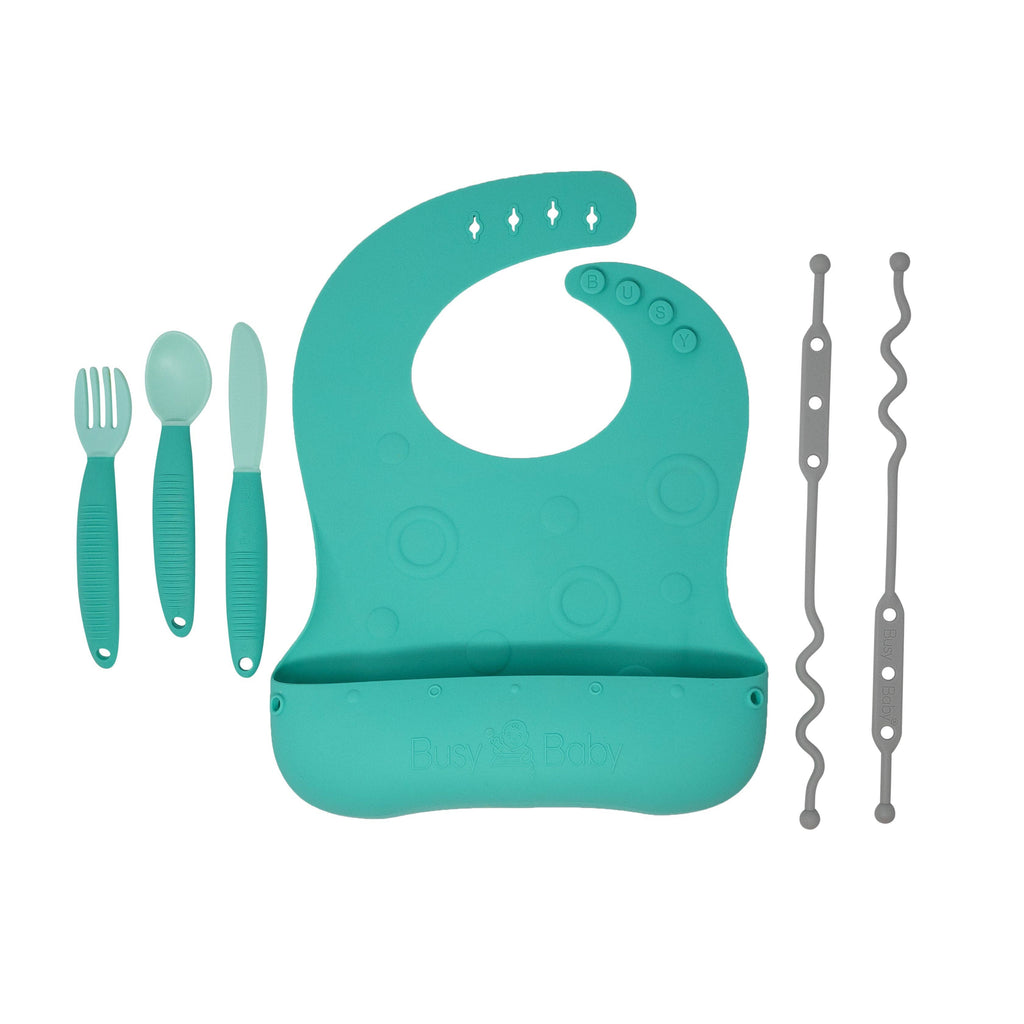Loulou Lollipop Alligator Learning Spoon and Fork Set