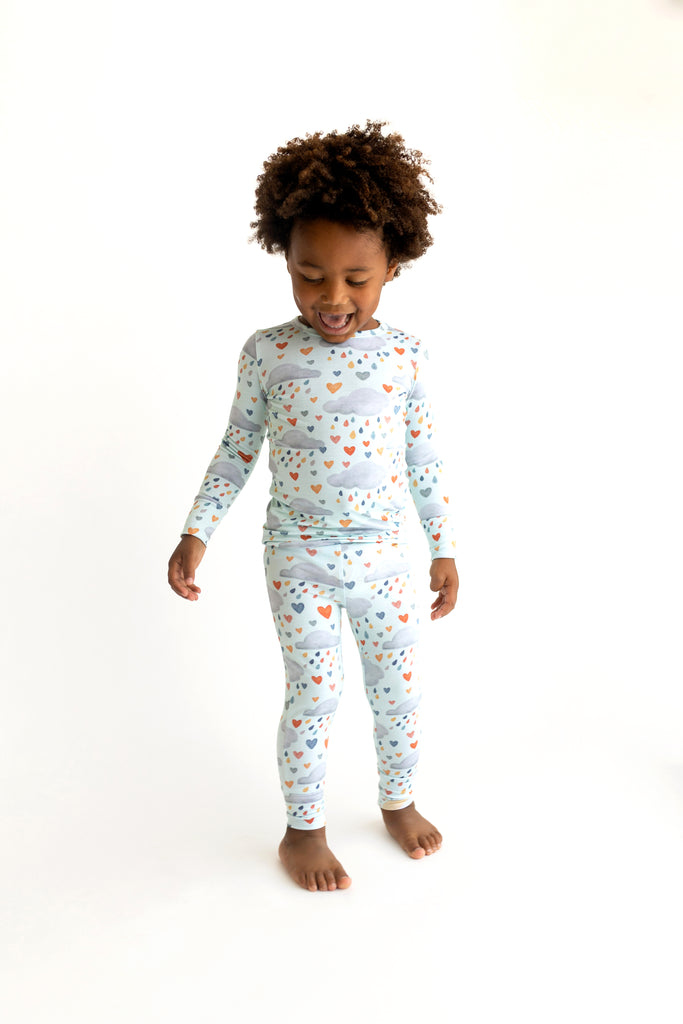 Posh Peanut Long Sleeve Basic Pajama - Fall Rose Waffle – Bloom Kids  Collection